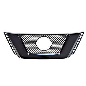 Trim Illusion - Gloss Black Tape-on Patented Grille Overlay 2017 Nissan Rogue EARLY MODEL 17 1 PC