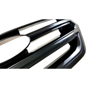 Trim Illusion - Gloss Black Tape-on Patented Grille Overlay 15-18 Ford Edge Does not fit grille with Camera 1 PC