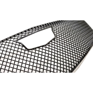 Trim Illusion - Gloss Black Tape-on Patented Grille Overlay 17-19 Cadillac XT5 Does not fit grille with Camera 1 PC