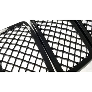 Trim Illusion -  Gloss Black Tape-on Patented Grille Overlay 19-23 Jeep Cherokee 7 PCS