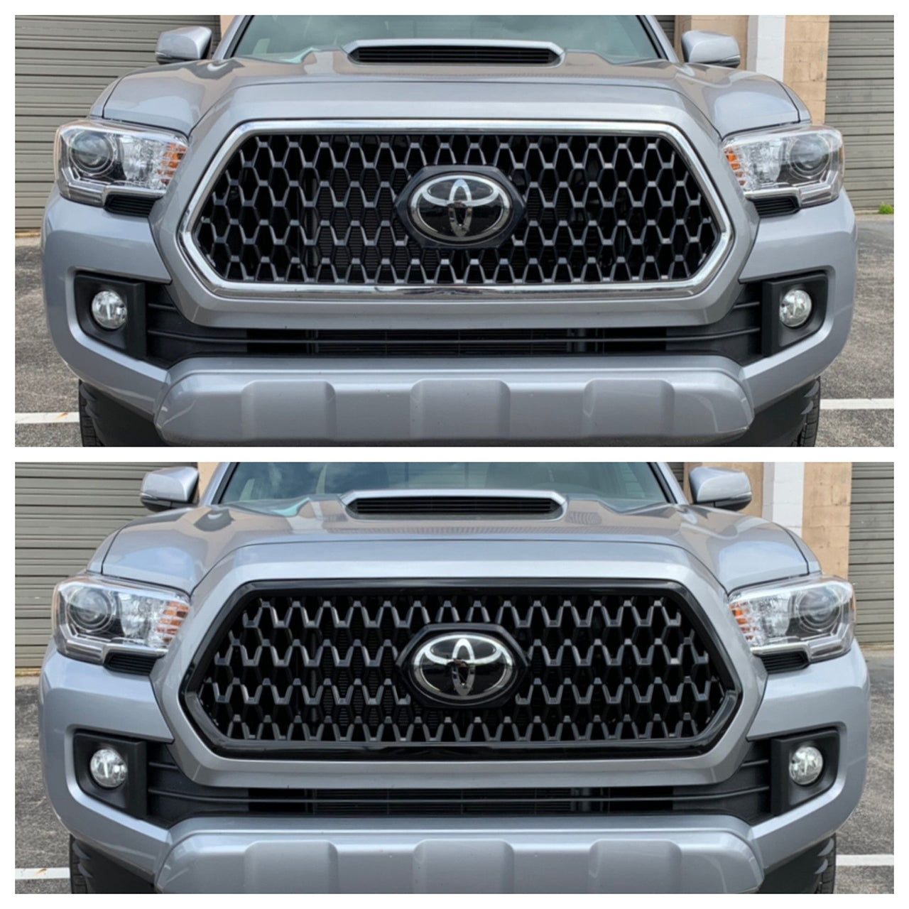 Trim Illusion - Gloss Black Tape-on Patented Grille Overlay 18-19 Toyota Tacoma TRD Sport/Off-Road 1 PC