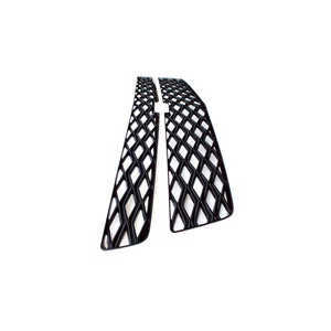 Trim Illusion - Mesh Gloss Black Tape-on Patented Grille Overlay 15-20 Chevrolet Tahoe/Suburban 2 PCS Diamond