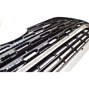 Trim Illusion - Gloss Black Patented Snap-on W/Tape Patented Grille Overlay 19-23 Toyota RAV4 LE/XLE/Premium Does not fit grille with Proximity sensor 2 PCS