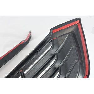 Trim Illusion - Gloss Black Patented Snap-on W/Tape Patented Grille Overlay 18-21 Chevrolet Equinox L/LS/LT Does not fit grille with Camera 2 PCS