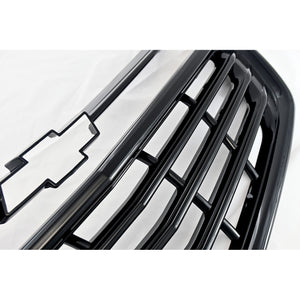 Trim Illusion - Gloss Black Patented Snap-on W/Tape Patented Grille Overlay 18-21 Chevrolet Equinox L/LS/LT Does not fit grille with Camera 2 PCS