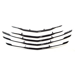Trim Illusion - Gloss Black Patented Snap-on W/Tape Patented Grille Overlay 19-24 Chevrolet Malibu 5 PCS