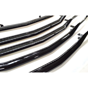 Trim Illusion - Gloss Black Patented Snap-on W/Tape Patented Grille Overlay 19-24 Chevrolet Malibu 5 PCS