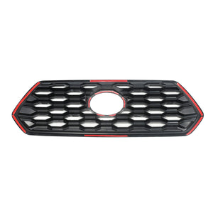 Trim Illusion - Gloss Black Patented Snap-on W/Tape Patented Grille Overlay 20-23 Toyota Tacoma TRD Sport/Off-Road Does not fit grille with Camera 1 PC