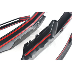 Trim Illusion - Gloss Black Patented Snap-on W/Tape Patented Grille Overlay 20-22 Ford F-250 Super Duty/F-350 Super Duty XLT 3 PCS
