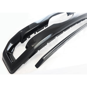 Trim Illusion - Gloss Black Patented Snap-on W/Tape Patented Grille Overlay 20-22 Ford F-250 Super Duty/F-350 Super Duty XLT 3 PCS