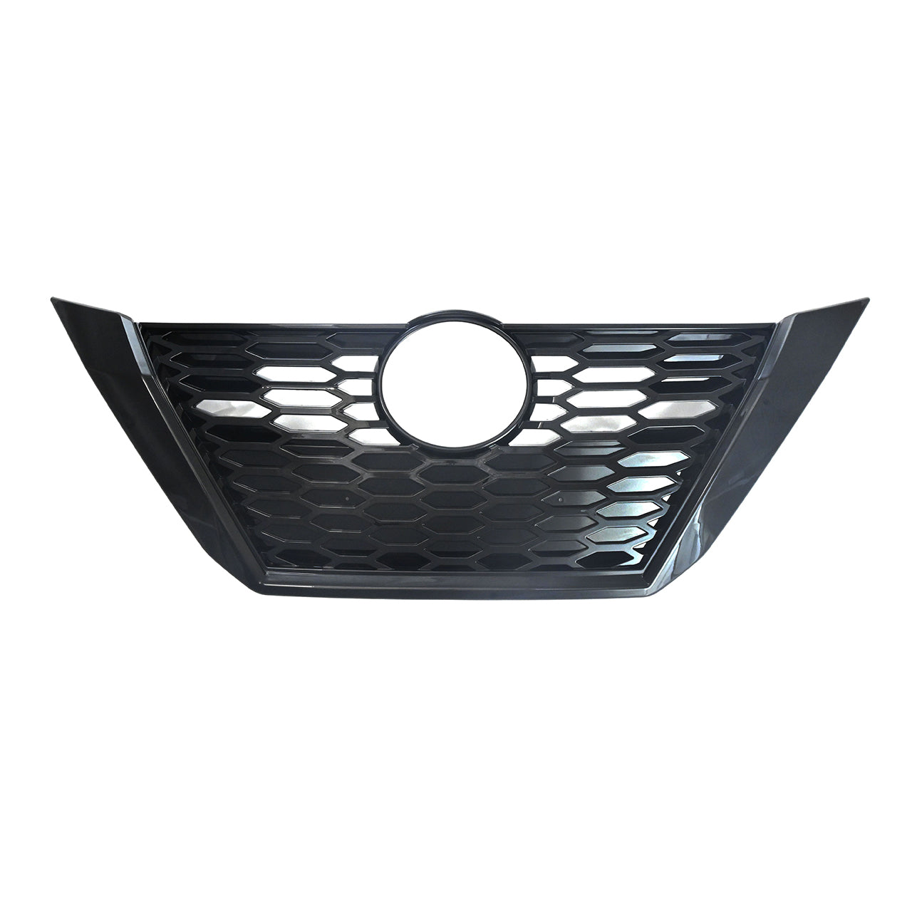 Trim Illusion - Gloss Black Patented Snap-on W/Tape Patented Grille Overlay 20-23 Nissan Sentra Does not fit grille with Camera 1 PC
