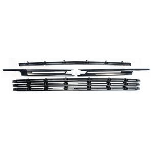 Trim Illusion - Gloss Black Patented Snap-on W/Tape Patented Grille Overlay 21-23 Chevrolet Suburban/Tahoe LT/Premier 4 PCS