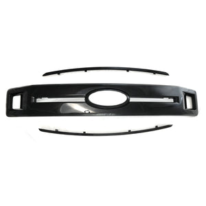 Trim Illusion - Gloss Black Patented Snap-on W/Tape Patented Grille Overlay 18-20 Ford F-150 XLT 3 PCS