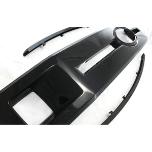 Trim Illusion - Gloss Black Patented Snap-on W/Tape Patented Grille Overlay 18-20 Ford F-150 XLT 3 PCS