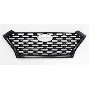 Trim Illusion - Gloss Black Patented Snap-on W/Tape Patented Grille Overlay 19-21 Hyundai Tucson 1 PC