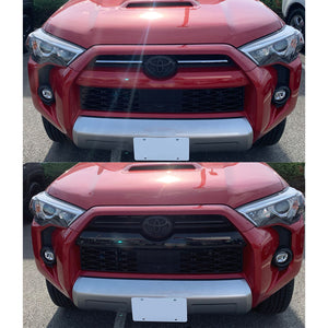 Trim Illusion - Gloss Black Tape-on Patented Grille Overlay 14-23 Toyota 4Runner SR5 3 PCS