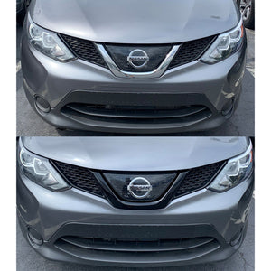Trim Illusion - Gloss Black Tape-on Patented Grille Overlay 17-19 Nissan Rogue Sport 1 PC