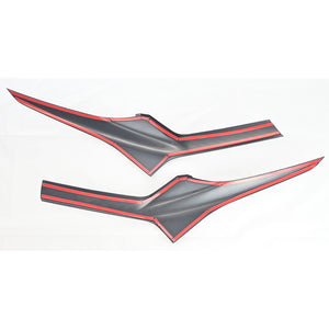 Trim Illusion - Gloss Black Tape-on Patented Grille Overlay 19-22 Chevrolet Blazer 2 PCS