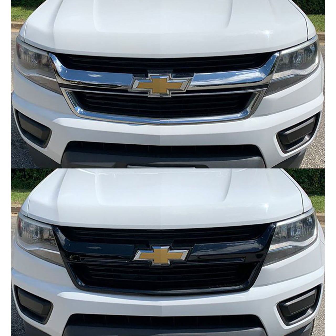 Trim Illusion - Gloss Black Tape-on Patented Grille Overlay 15-20 Chevrolet Colorado 1 PC