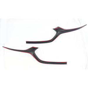 Trim Illusion - Gloss Black Tape-on Patented Grille Overlay 19-23 Mazda 3 2 PCS