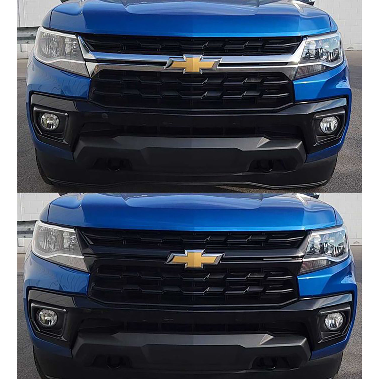 Trim Illusion - Gloss Black Tape-on Patented Grille Overlay 21-22 Chevrolet Colorado 1 PC