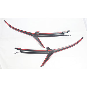 Trim Illusion - Gloss Black Tape-on Patented Grille Overlay 22-24 Chevrolet Equinox 2 PCS