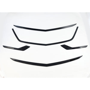 Trim Illusion - Gloss Black Tape-on Patented Grille Overlay 20-24 Cadillac XT6 5 PCS
