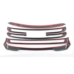 Trim Illusion - Gloss Black Tape-on Patented Grille Overlay 20-23 GMC Acadia SLE/SLT 5 PCS