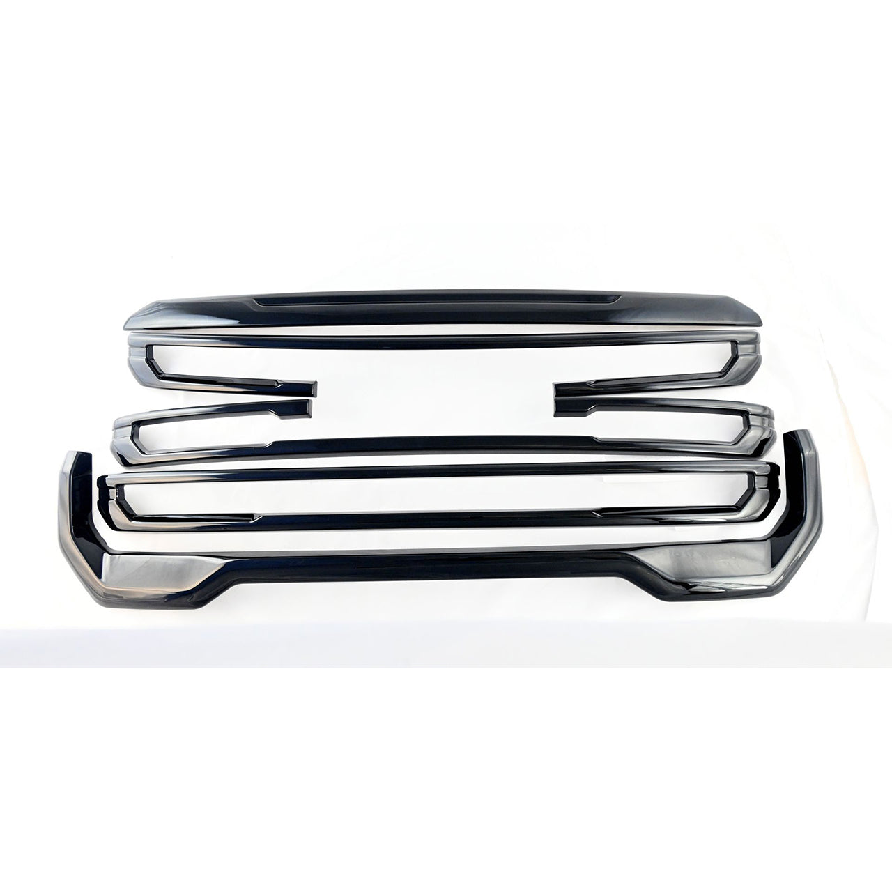 Trim Illusion - Gloss Black Tape-on Patented Grille Overlay 20-23 GMC Acadia SLE/SLT 5 PCS
