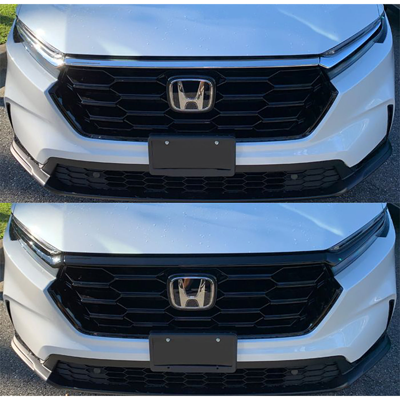 Trim Illusion - Gloss Black Tape-on Patented Grille Overlay 23-24 Honda CR-V