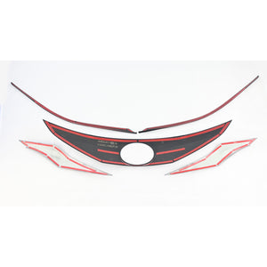 Trim Illusion - Gloss Black Tape-on Patented Grille Overlay 22-23 Toyota Sienna 4 PCS