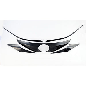 Trim Illusion - Gloss Black Tape-on Patented Grille Overlay 22-23 Toyota Sienna 4 PCS