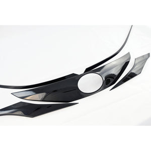 Trim Illusion - Gloss Black Tape-on Patented Grille Overlay 22-23 Toyota Sienna 4 PCS