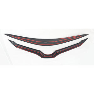 Trim Illusion -  Gloss Black Tape-on Patented Grille Overlay 18-23 Toyota Camry 2 PCS