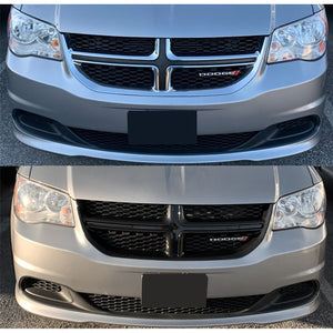 Trim Illusion - Gloss Black Tape-on Patented Grille Overlay 11-20 Dodge Grand Caravan 1 PC