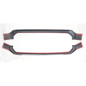 Trim Illusion - Gloss Black Tape-on Patented Grille Overlay 21-23 Ford F-150 Fits STX package only 2 PCS