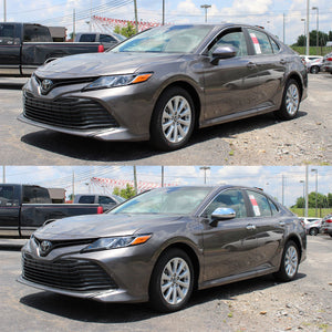 Trim Illusion - No Turn Signal Top Chrome Tape-on Mirror Cover 17-23 Toyota Prius, 18-23 Toyota Camry, 19-22 Toyota Avalon 2 PCS