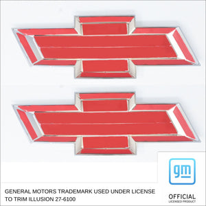 Trim Illusion - Centennial Tape-on Officially Licensed Chevrolet Emblem Set 15-20 Chevrolet Colorado, 16-18 Chevrolet Silverado 1500 2 PCS