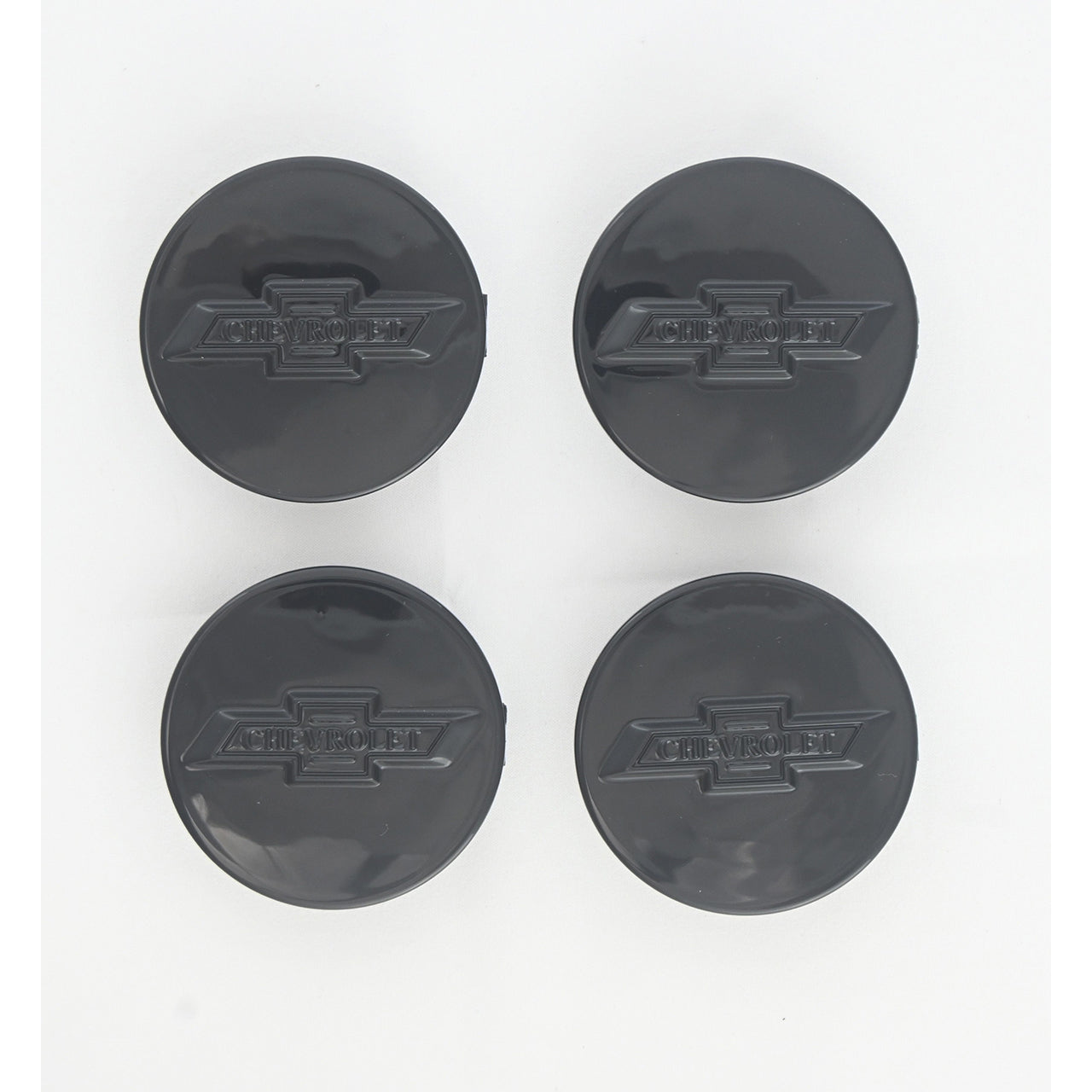 Trim Illusion - Gloss Black Replacement Officially Licensed Chevrolet Wheel Cap Set 10-17 Chevrolet Equinox, 15-24 Chevrolet Colorado, 18-23 Chevrolet Traverse, 19-24 Chevrolet Blazer 4 PCS