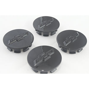 Trim Illusion - Gloss Black Replacement Officially Licensed Chevrolet Wheel Cap Set 10-17 Chevrolet Equinox, 15-24 Chevrolet Colorado, 18-23 Chevrolet Traverse, 19-24 Chevrolet Blazer 4 PCS