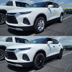 Trim Illusion - Gloss Black Tape-on Patented Grille Overlay 19-22 Chevrolet Blazer 5 PCS