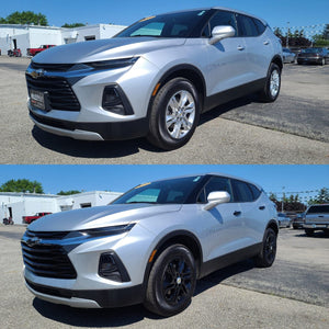 Trim Illusion - Gloss Black Tape-on Patented Grille Overlay 19-22 Chevrolet Blazer 5 PCS