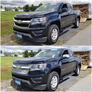 Trim Illusion - Top Chrome Tape-on Mirror Cover 15-22 Chevrolet Colorado, 15-22 GMC Canyon 2 PCS