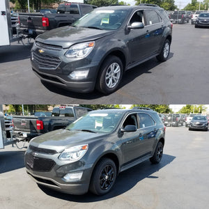 Trim Illusion - Mesh Gloss Black Tape-on Patented Grille Overlay 16-17 Chevrolet Equinox L/LS/LT/LTZ 2 PCS