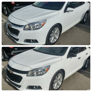 Trim Illusion - Mesh Gloss Black Tape-on Patented Grille Overlay 14-15 Chevrolet Malibu LS/LT/LT Turbo/ECO/LTZ 2 PCS