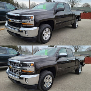 Trim Illusion - OEM Look Chrome Tape-on Patented Grille Overlay 16-18 Chevrolet Silverado 1500 2 PCS