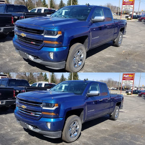 Trim Illusion - Chrome Tape-on Patented Grille Overlay 16-18 Chevrolet Silverado 1500 Z71/HIGHCNTRY 3 PCS