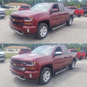 Trim Illusion - Chrome Tape-on Patented Grille Overlay 16-18 Chevrolet Silverado 1500 Z71/HIGHCNTRY 3 PCS