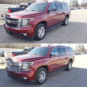 Trim Illusion - Diamond Mesh Chrome Tape-on Patented Grille Overlay 15-20 Chevrolet Tahoe/Suburban 2 PCS