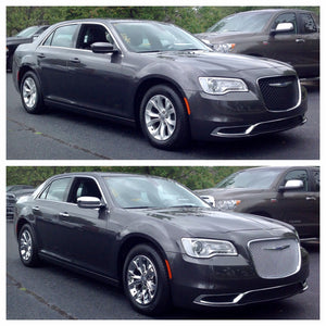 Trim Illusion - Chrome Tape-on Patented Grille Overlay 15-23 Chrysler 300 C/C Platinum/Limited 1 PC